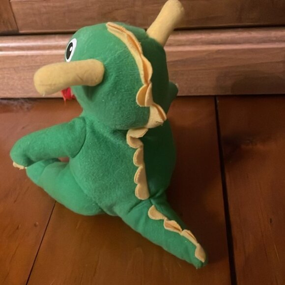 Baby Einstein Bard the Dragon Green 6” Plush Toy - Picture 5 of 8